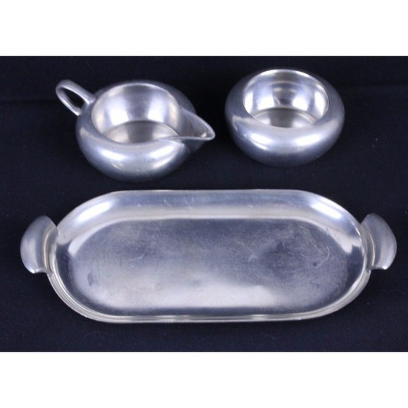 royal holland Other - Royal Holland Pewter Daalderop Cream and Sugar with Tray Serving Set